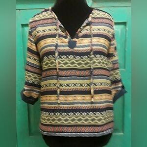 Womens Blouse By Antilia Femme Pullover Sz. S